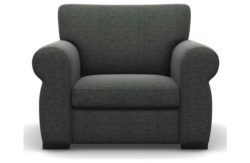 Heart of House Chloe Fabric Chair - Pewter.